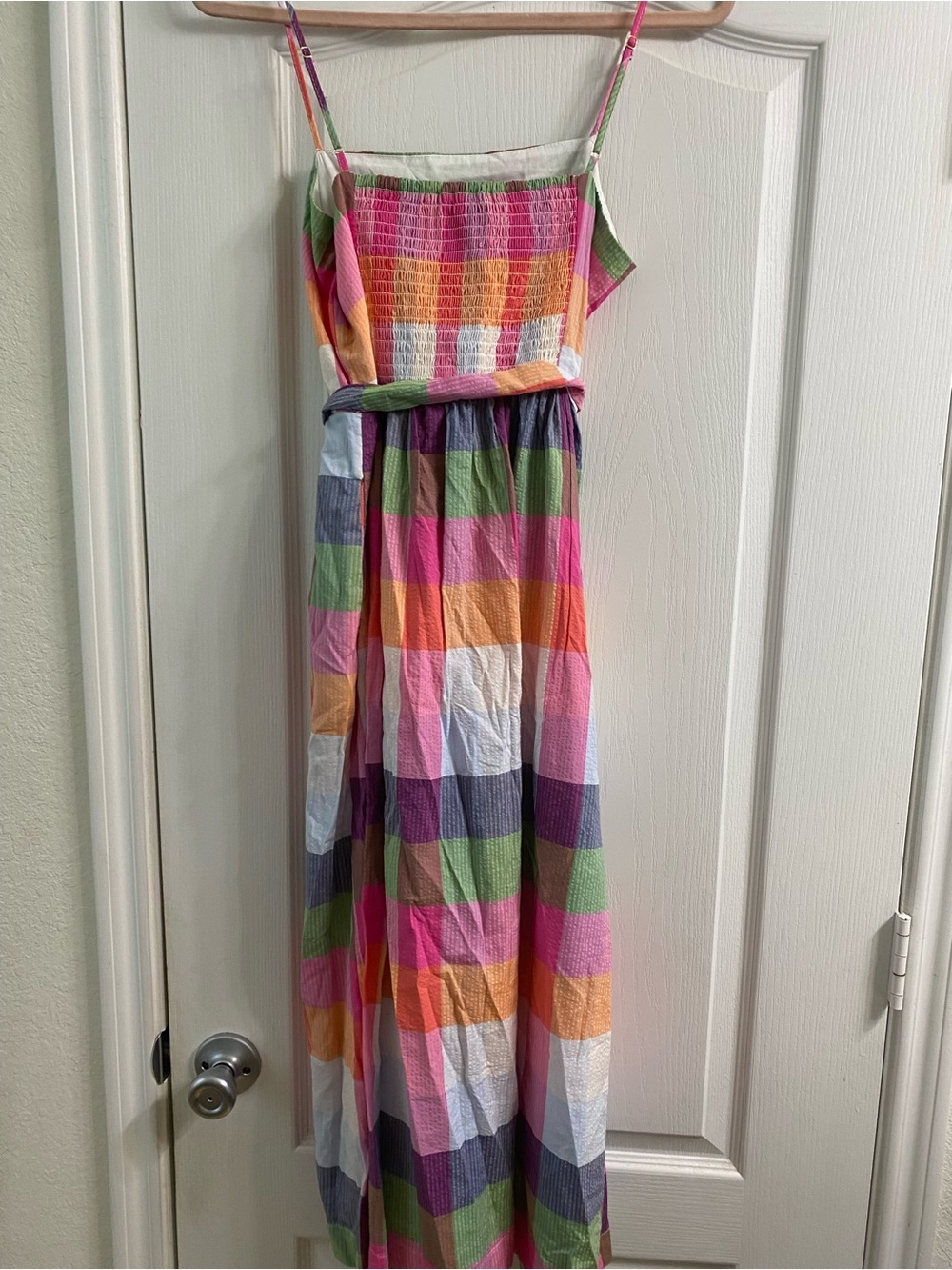 Kate Spade New York x Target Tie-Waist Plaid Midi Picnic Cottagecore Dress XS - Picture 12 of 16